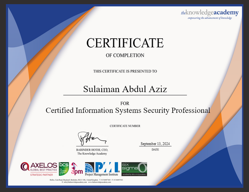 Certificate 11